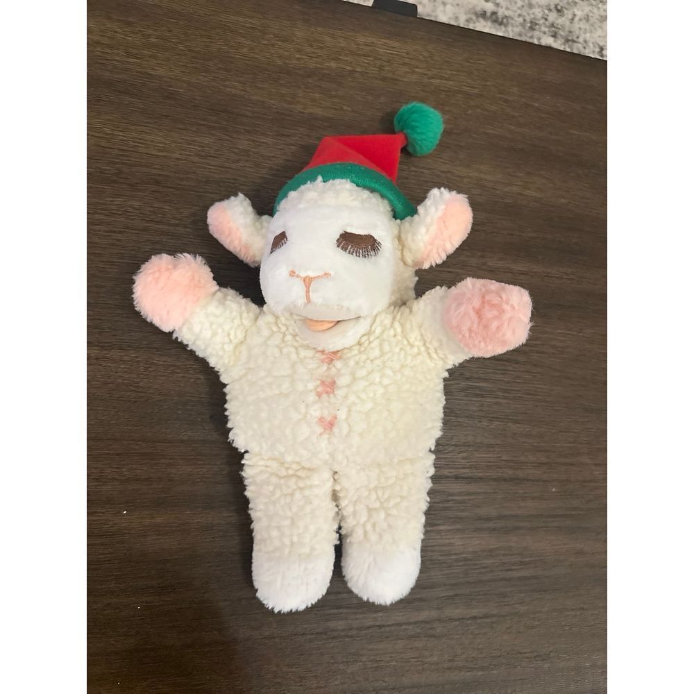 Vintage 1991 Avon Lamb Chop Christmas Hand Puppet Shari Lewis
